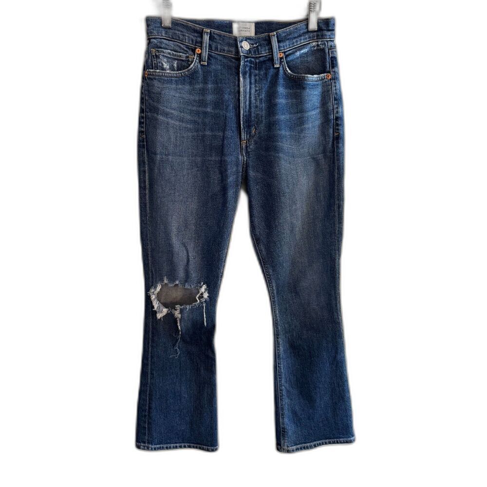 Citizens of Humanity Demy jeans size 27 hole in leg great wash
